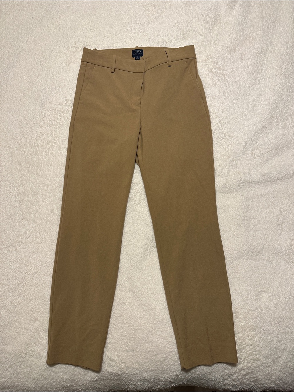 J. Crew Women's Straight-Leg Pants - Camel